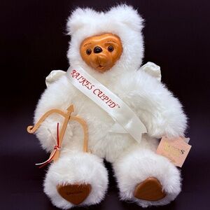 Robert Raikes 1990 Cupid Bear Valentines Bear Excellent Vintage Condition